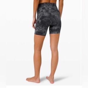 Lululemon Align Short 6” Diamond Dye Pitch Grey Graphite Grey
